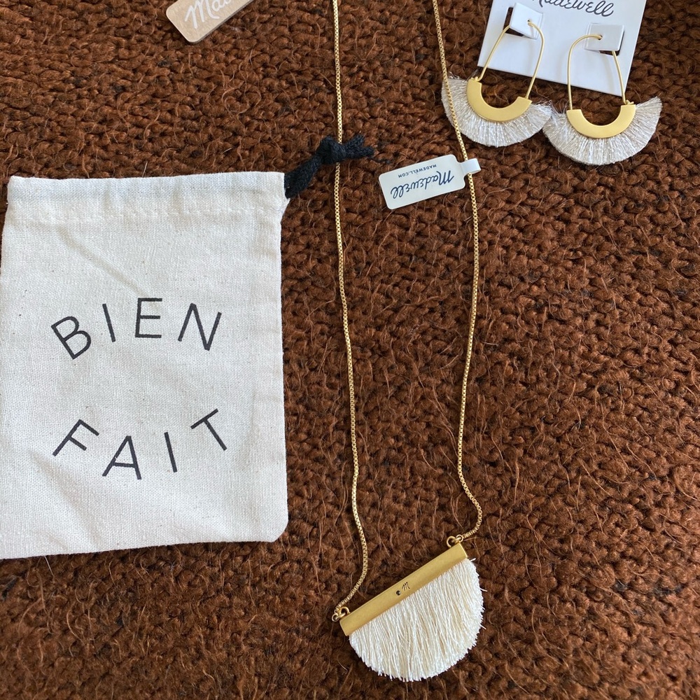 Madewell necklaces & earrings set